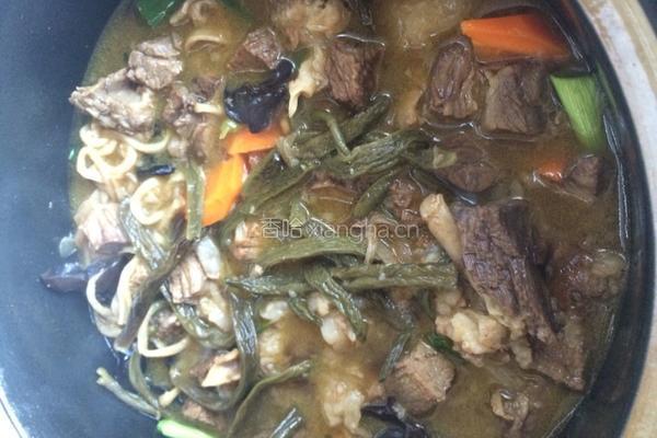 干豆角炖牛肉的做法图解10
