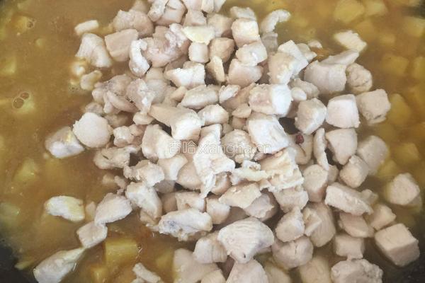咖喱土豆鸡丁的做法图解4