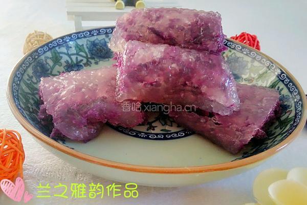紫薯西米卷的做法图解10