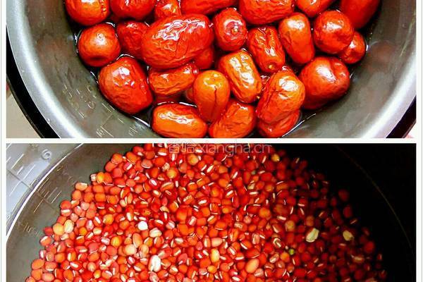 大枣红豆馅儿的做法图解2