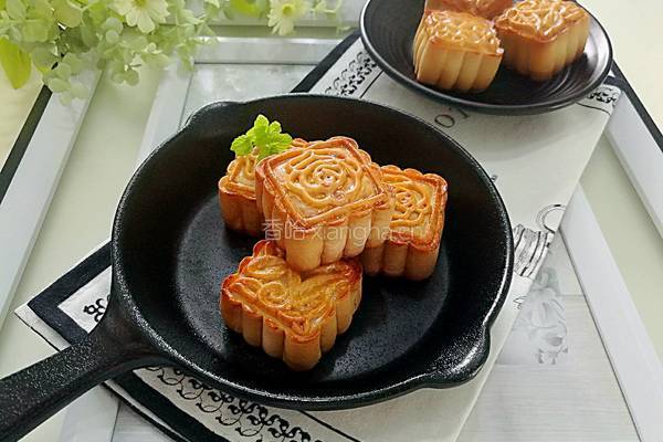 白芸豆月饼的做法图解25
