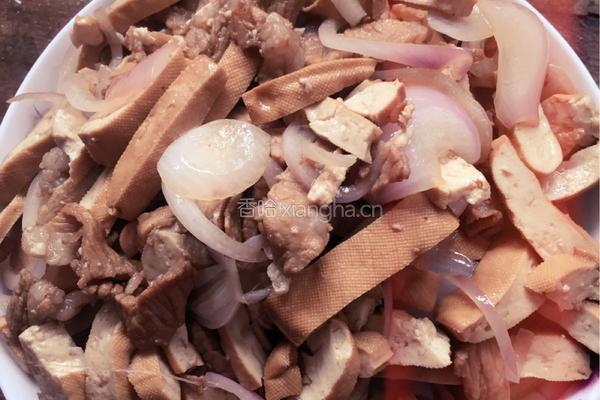 肉炒豆干的做法图解9