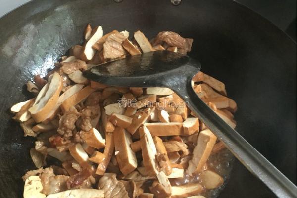 肉炒豆干的做法图解6