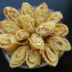 沙拉鸡蛋饼的做法[图]