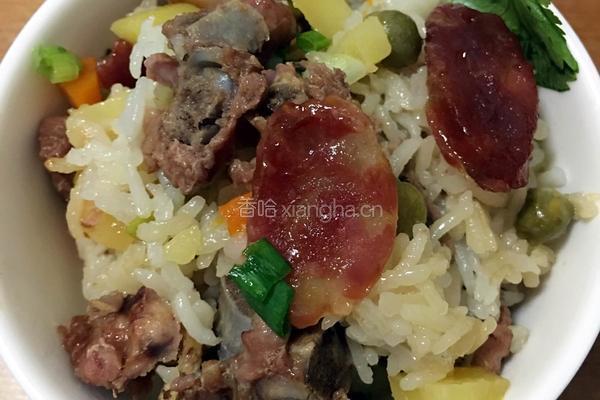 电饭锅闷饭的做法图解4