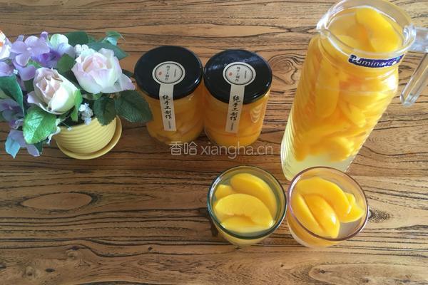黄桃罐头的做法图解16