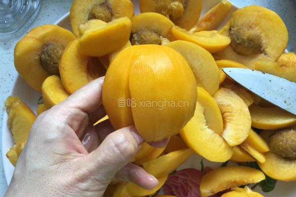 黄桃罐头的做法图解7