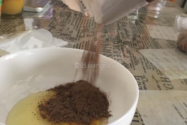 微波炉巧克力蛋糕的做法图解3