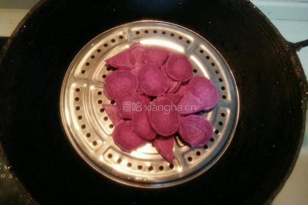 奶香紫薯馅的做法图解2