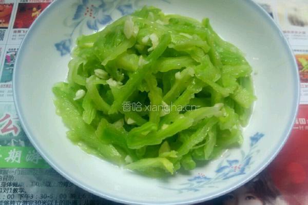 凉拌苦瓜的做法图解8