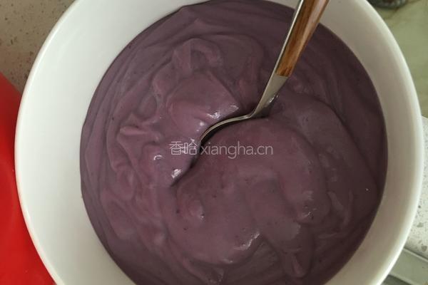 奶香紫薯糊糊（奶香南瓜糊糊）的做法图解3