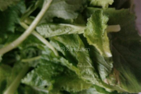 小白菜汆丸子的做法图解1