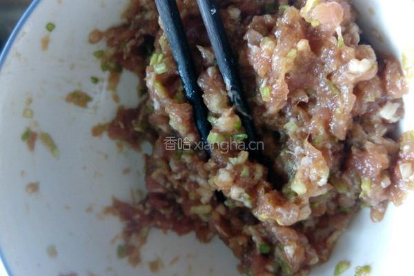 小白菜汆丸子的做法图解3
