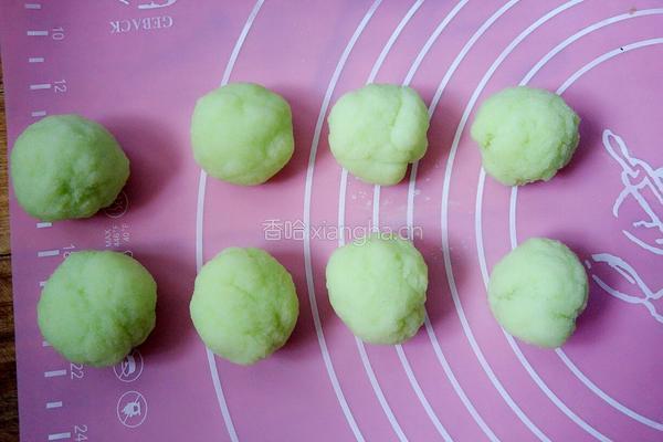 果味豆沙馅冰皮月饼的做法图解7