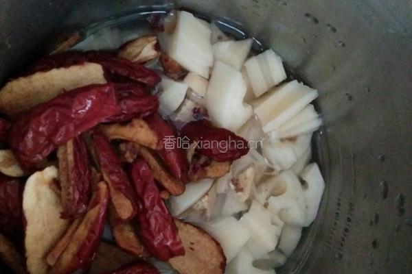 红枣山药莲藕糊的做法图解2