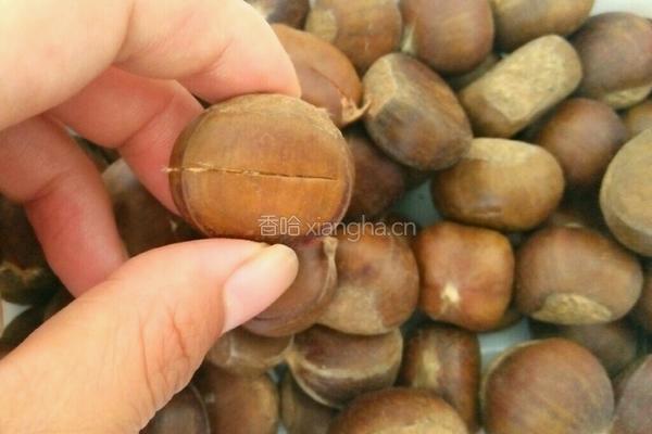 奶香板栗馅的做法图解2