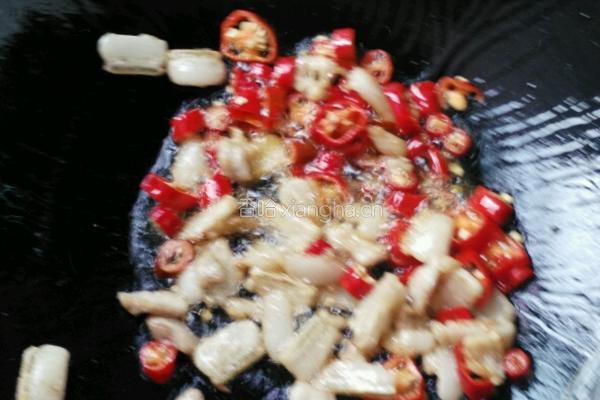 四季豆炒肉片的做法图解3