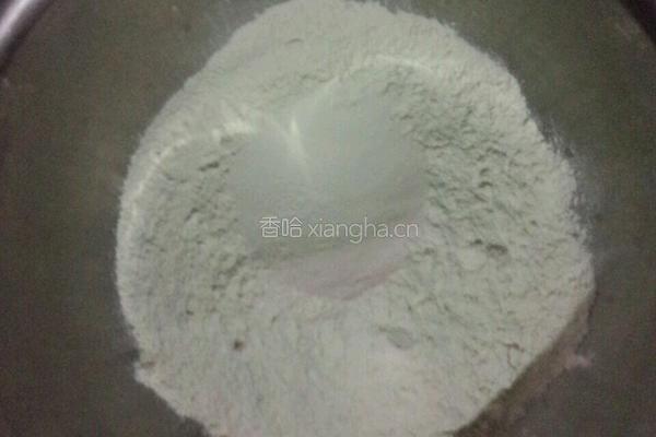 肉松韭菜饼的做法图解3