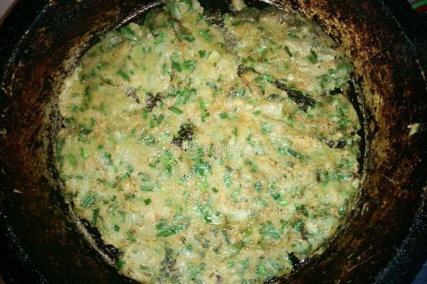 肉松韭菜饼的做法图解7