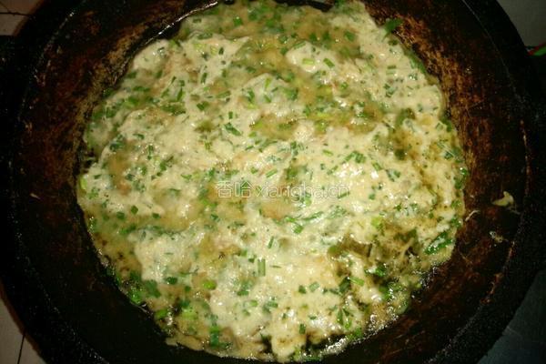 肉松韭菜饼的做法图解6