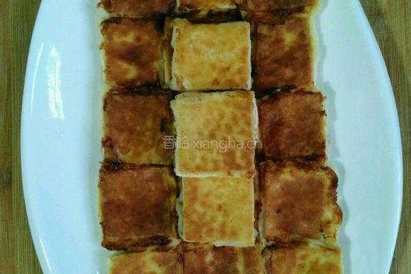 香煎豆腐的做法图解5