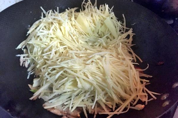 干煸土豆丝的做法图解6