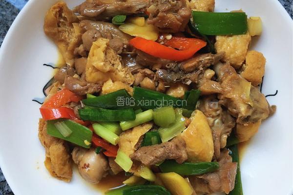 油豆腐焖鸭