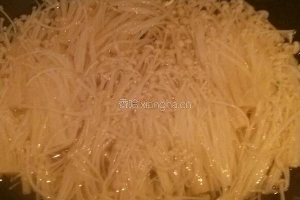 肉末金针菇的做法图解1