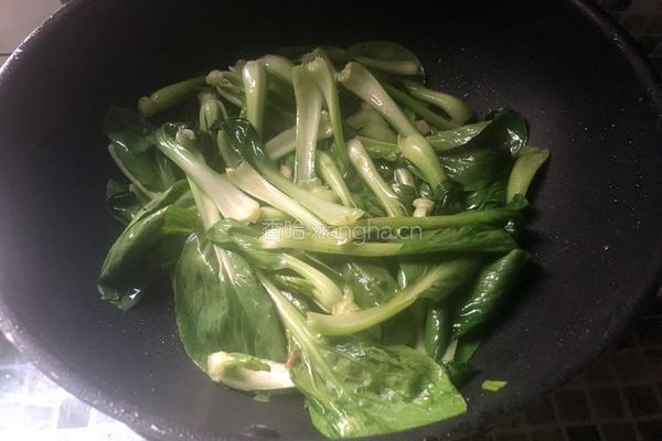 蒜蓉小油菜的做法图解4