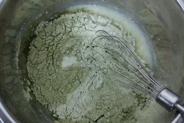 抹茶小蛋糕的做法图解6