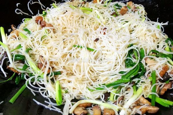 炒粉的做法图解12