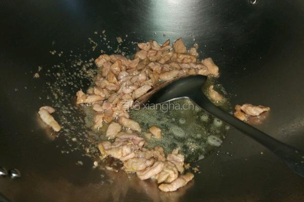 酸豆角炒肉丝的做法图解2
