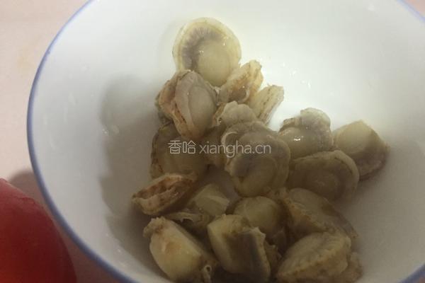 彩椒蒜蓉蒸元贝的做法图解1