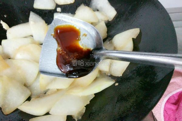 炒冬瓜的做法图解6