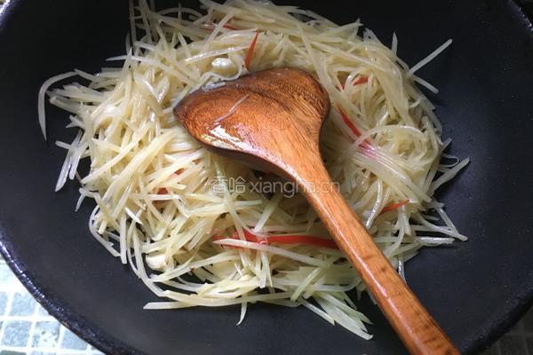 醋溜土豆丝的做法图解8