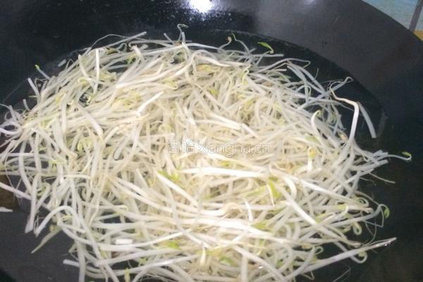 清炒豆芽的做法图解4