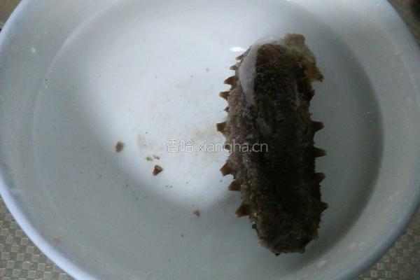 海参粥的做法图解2