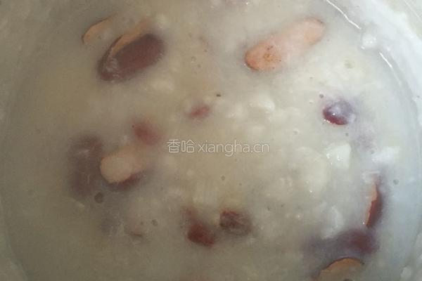 美容养颜山药羹的做法图解7