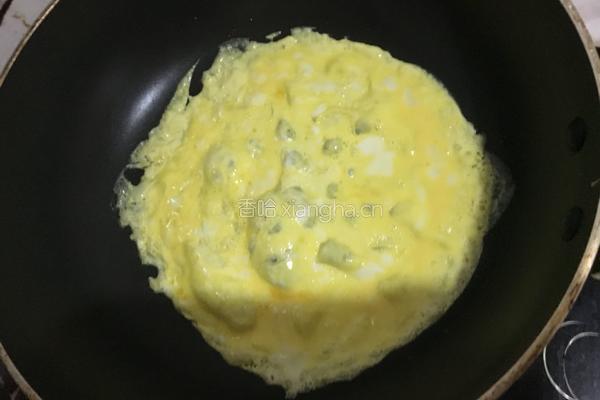 培根生菜鸡蛋卷的做法图解4