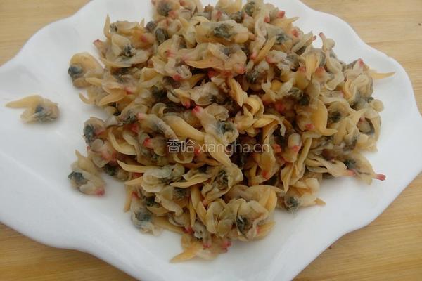 葱油蛏子的做法图解3