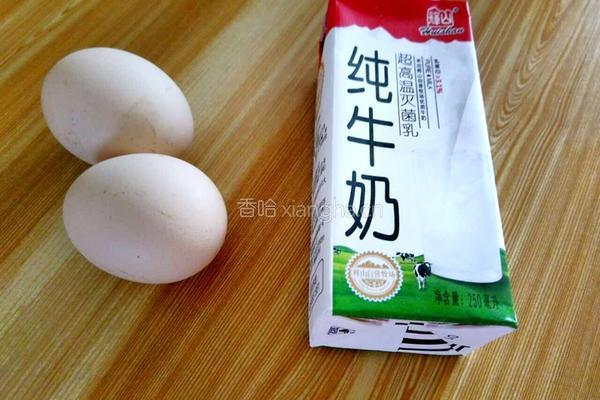 牛奶炖蛋的做法图解1