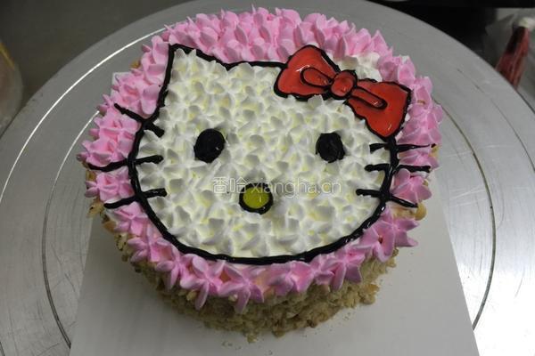 hello kitty小蛋糕的做法图解10