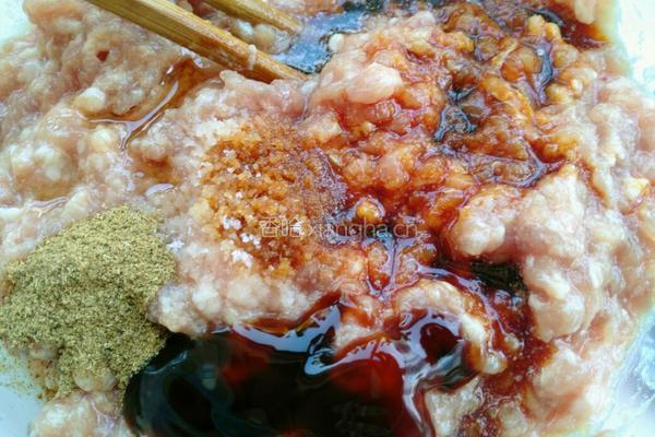馄饨馅的做法图解2