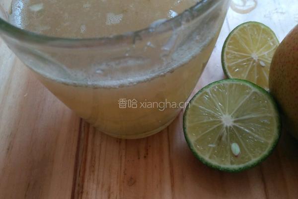 柠檬梨汁的做法图解5
