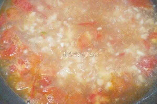 西红柿疙瘩汤的做法图解9