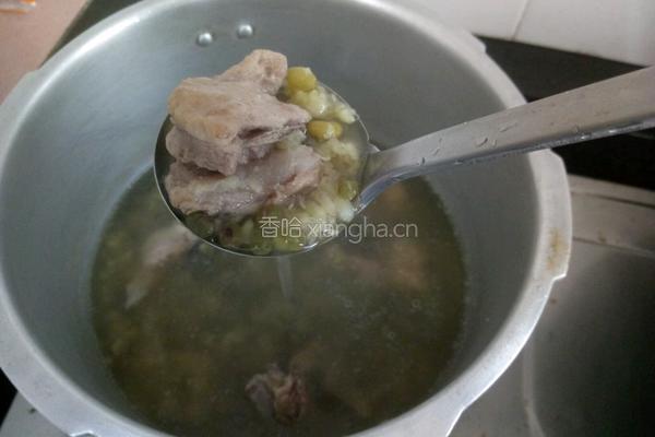 绿豆排骨汤的做法图解6