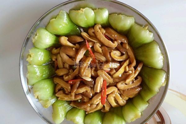 香菇炒青菜的做法图解7