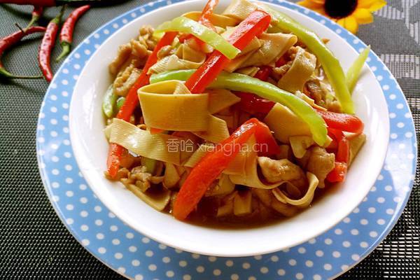 尖椒干豆腐的做法图解13