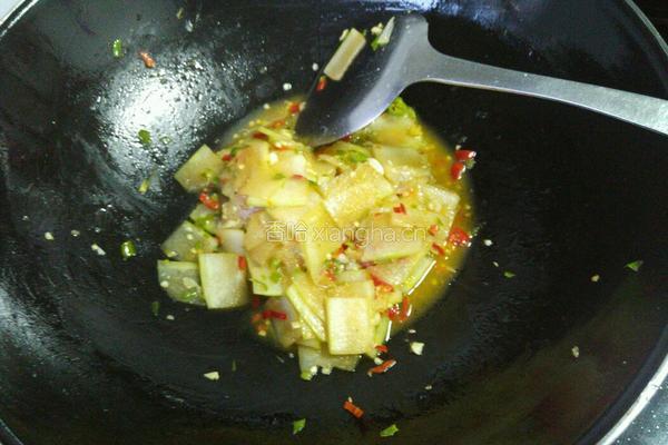 辣炒冬瓜的做法图解5