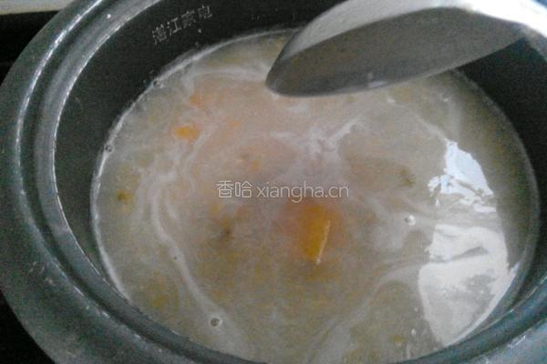 南瓜绿豆汤的做法图解6